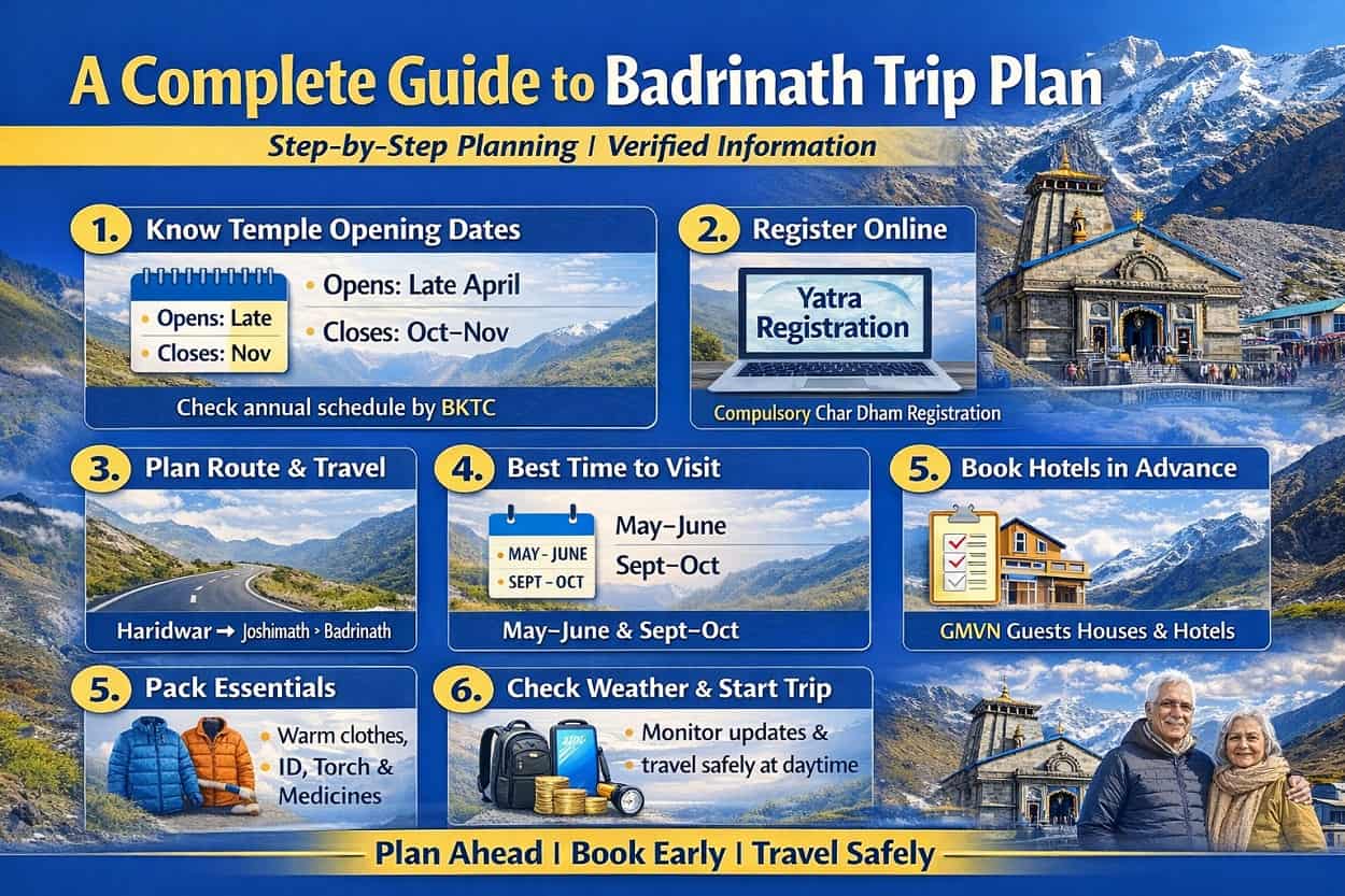 A Complete Guide to Badrinath Trip Plan