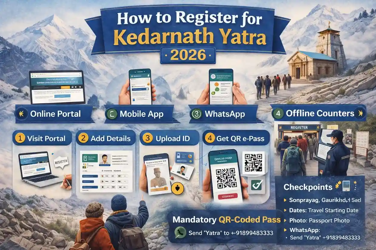 How to Register for Kedarnath Yatra